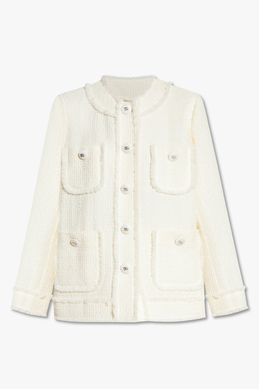 SchaferandweinerShops Tonga - Cream Tweed jacket Dolce & Gabbana ...